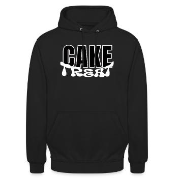 Cake Treat - Unisex Hoodie - black - Front - Alina (178cm) & Michal (187cm)