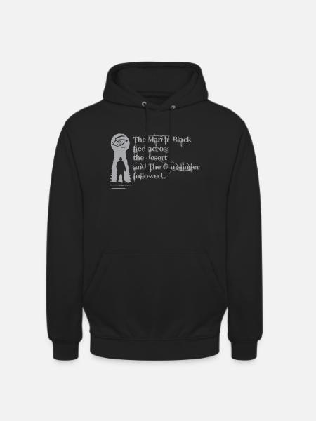 der Mann in Schwarz - Unisex Hoodie - Schwarz