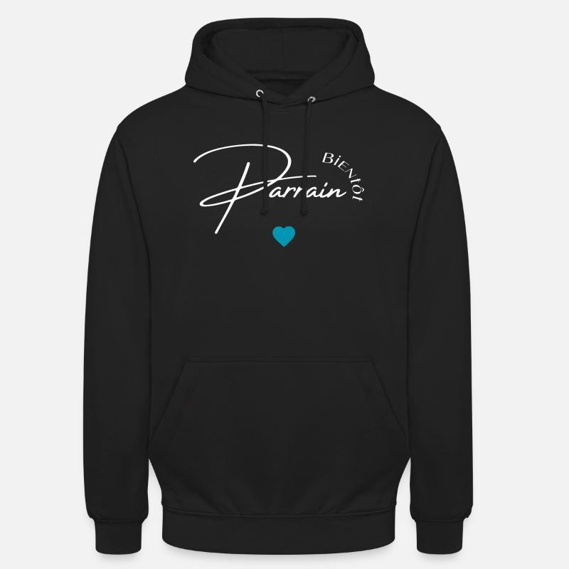 Bientôt parrain - Sweat-shirt à capuche unisexe - noir