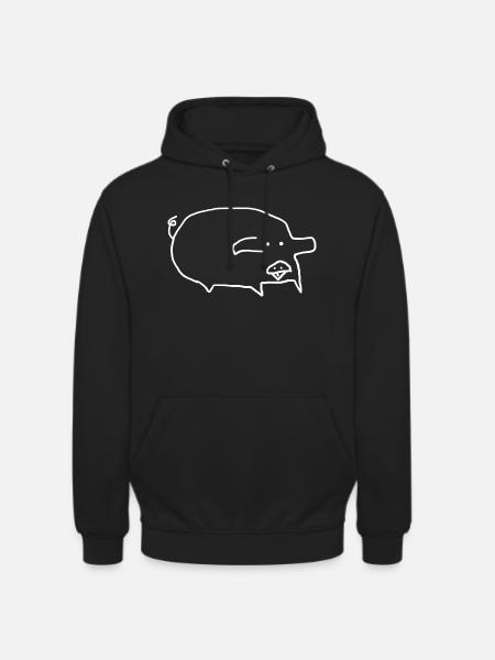Animal cochon - Sweat-shirt à capuche unisexe - noir
