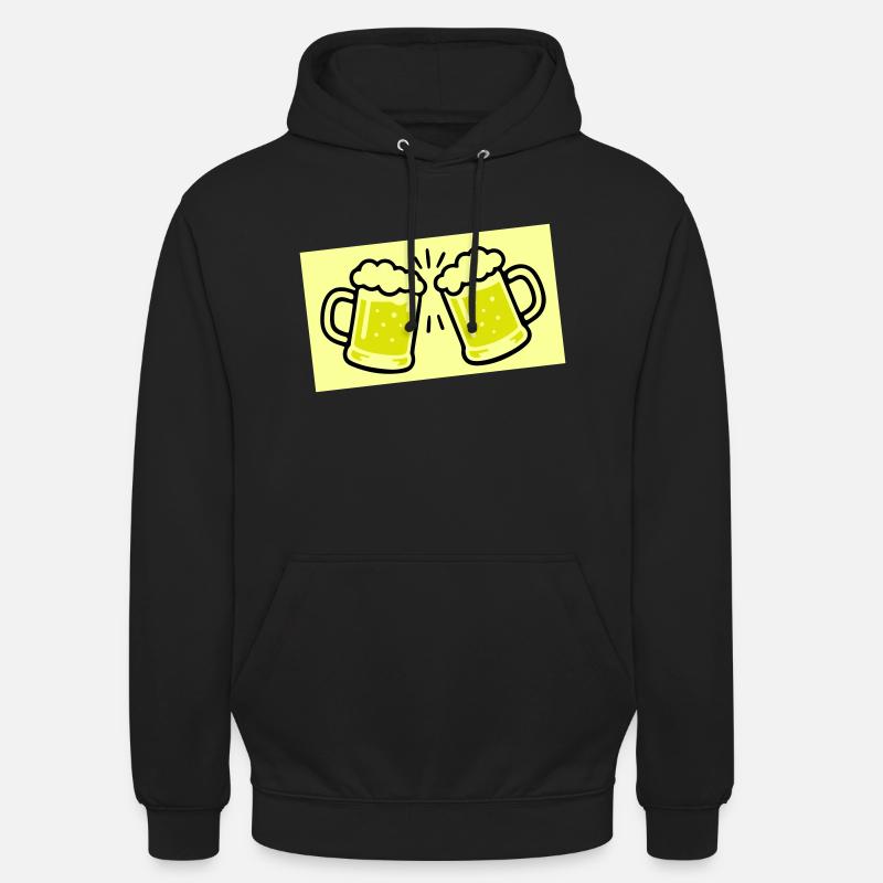 Bierglas Bier Symbol - Unisex Hoodie - Schwarz