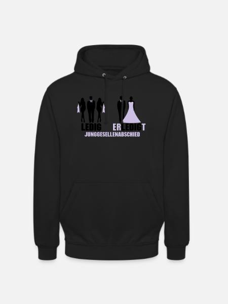 Ledig Erledigt - Unisex Hoodie - Schwarz