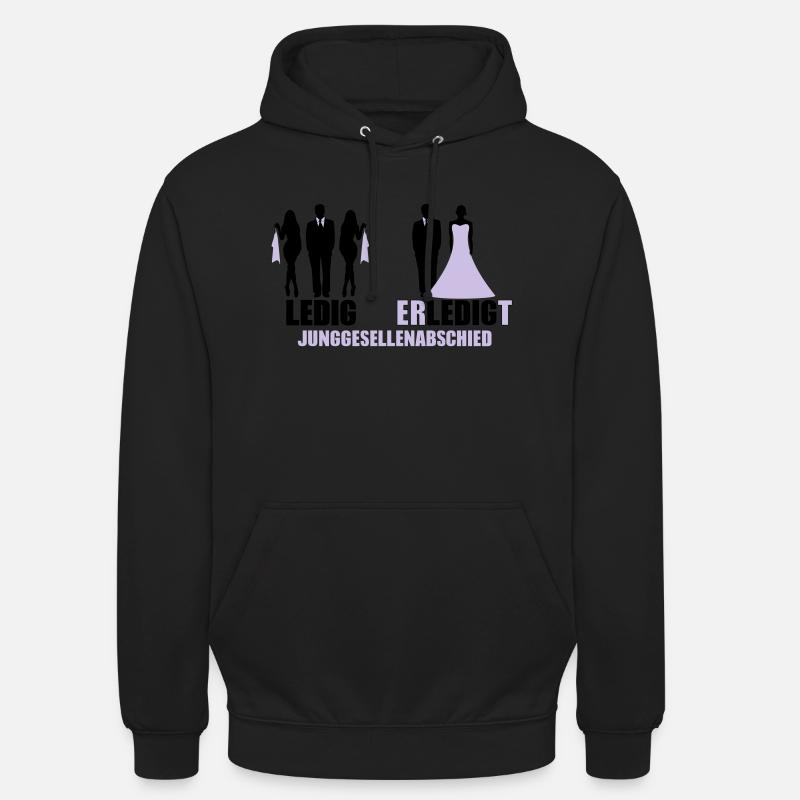 Ledig Erledigt - Unisex Hoodie - Schwarz