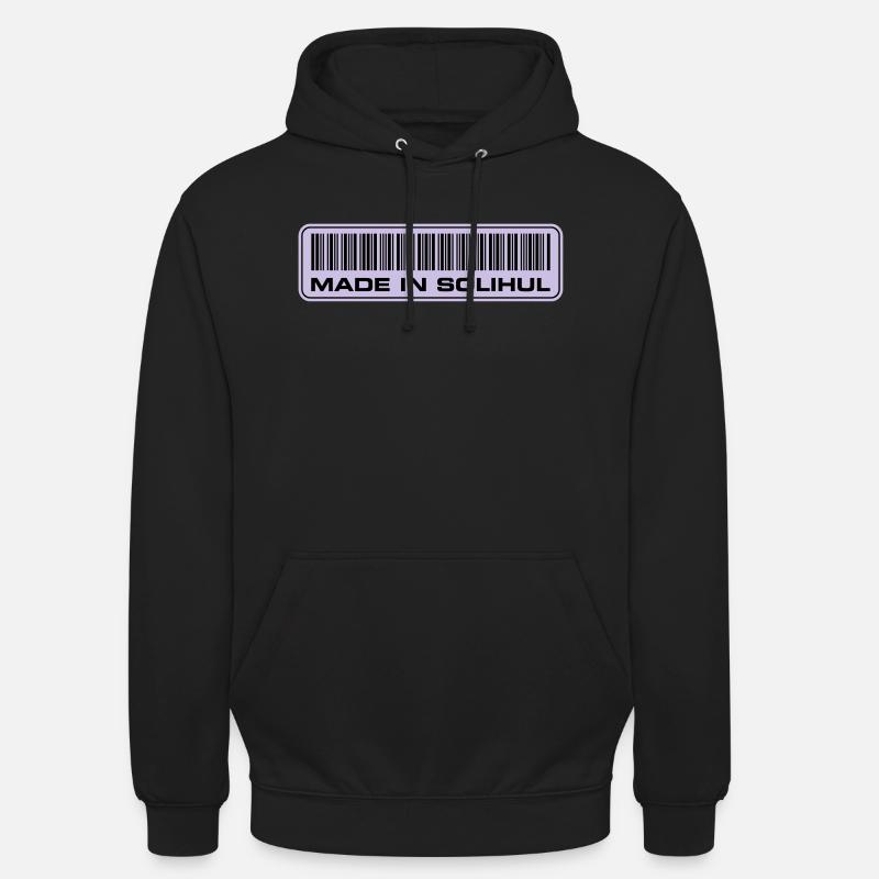 made-in-Solihul - Sweat-shirt à capuche unisexe - noir