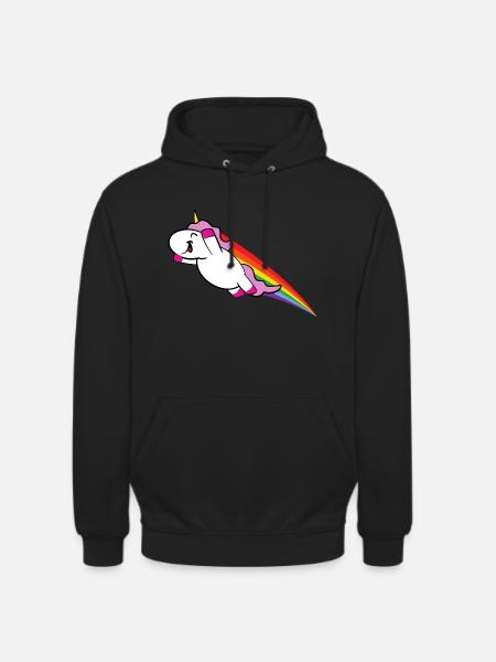 LGBT Unicorn - Unisex Hoodie - black