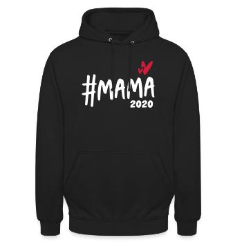 Mama 2020 - Unisex Hoodie - Schwarz - Vorne - Alina (178cm) & Michal (187cm)