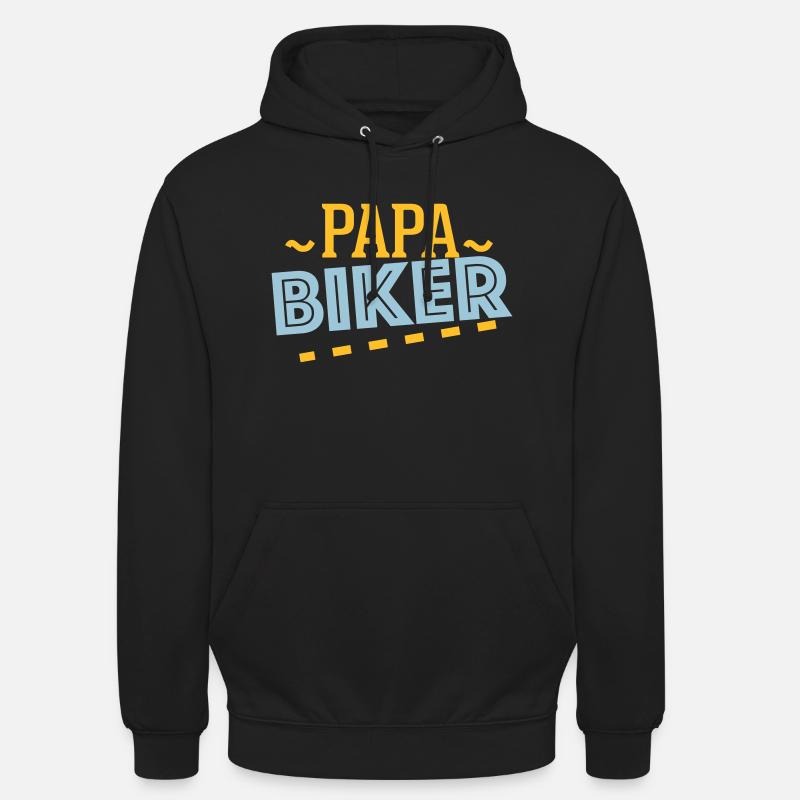 Daddy biker - - Unisex Hoodie - black