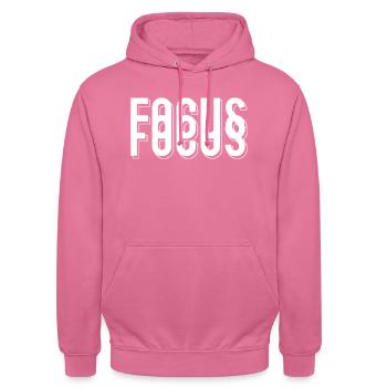 Fokus - Fokus - Unisex Hoodie - Pink - Vorne - Alina (178cm) & Michal (187cm)