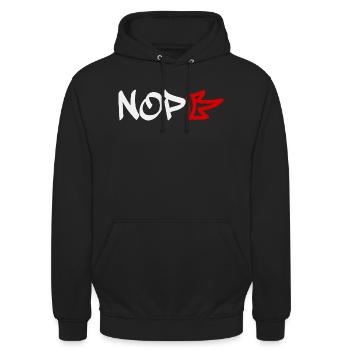 No Kings in America since 1776 - Unisex Hoodie - black - Front - Alina (178cm) & Michal (187cm)
