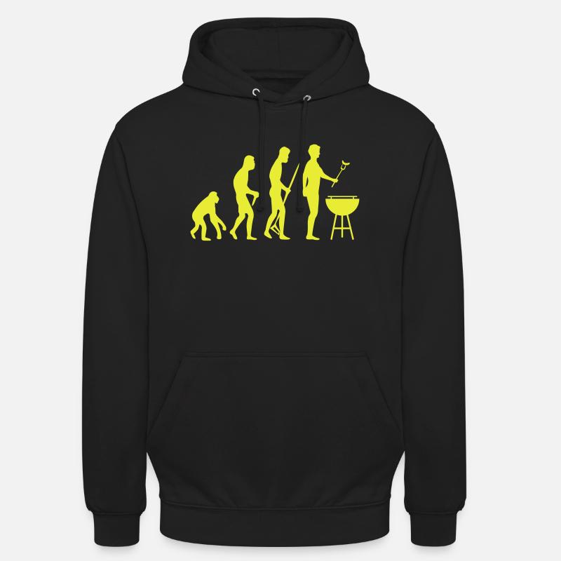 Barbecue Evolution - Sweat-shirt à capuche unisexe - noir