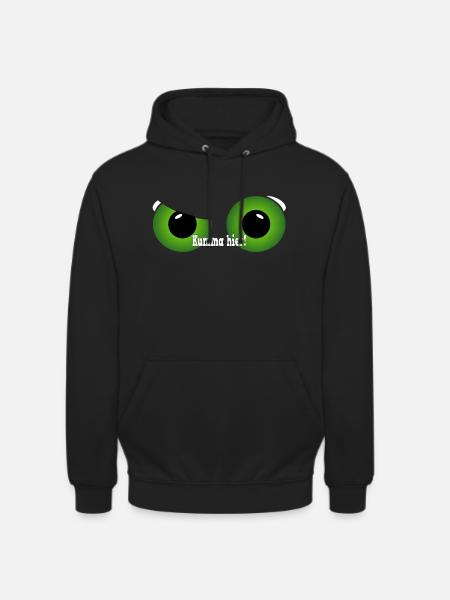 Ruhr pot green eyes - Unisex Hoodie - black