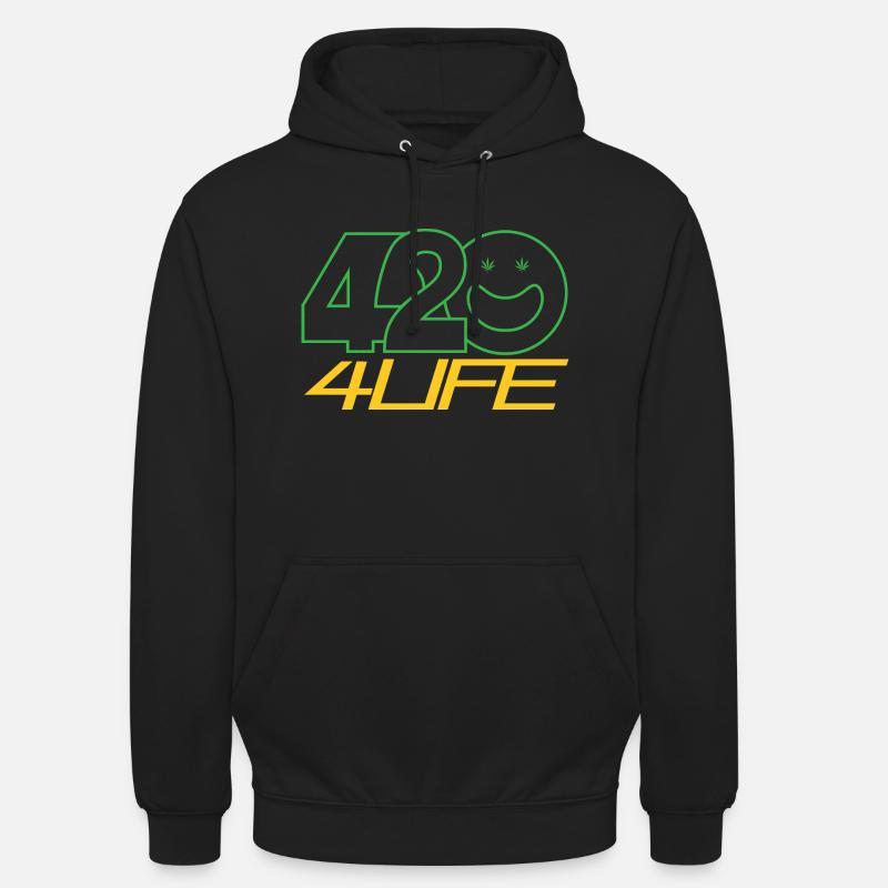 420 POUR LA VIE - Sweat-shirt à capuche unisexe - noir