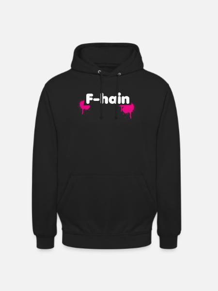 F-Hain Berlin - Unisex Hoodie - black
