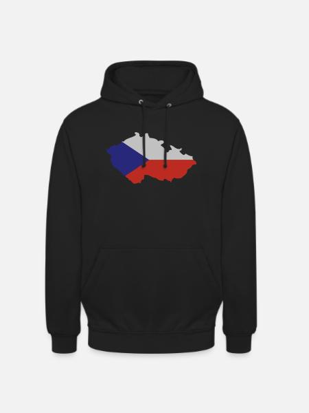 Czech Republic Shape - Unisex Hoodie - Schwarz