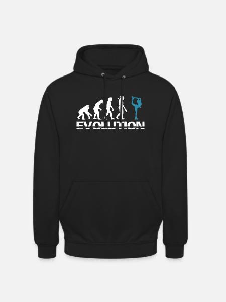 Evolution Figure Skating Ice - Unisex Hoodie - Schwarz