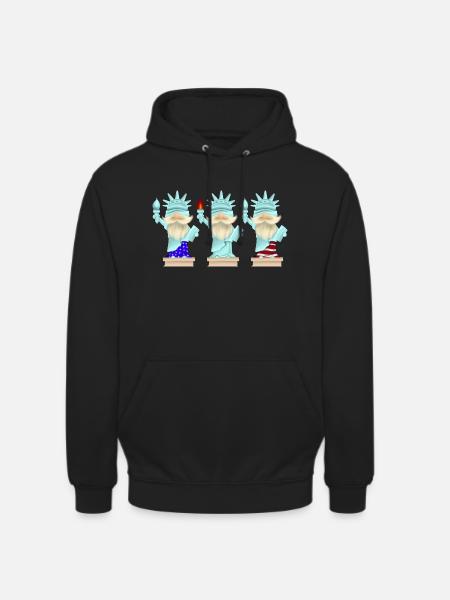 Gnomes Of Liberty - Unisex Hoodie - black