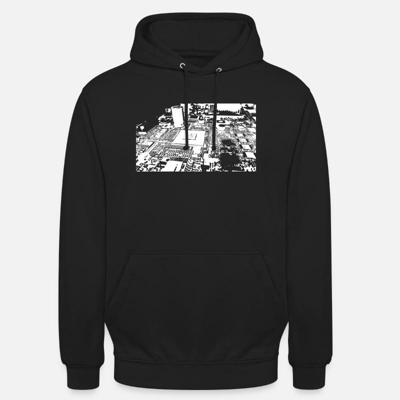 PCB White - Unisex Hoodie - black