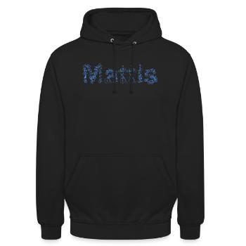 FahrradMattis - Unisex Hoodie - Schwarz - Vorne - Alina (178cm) & Michal (187cm)
