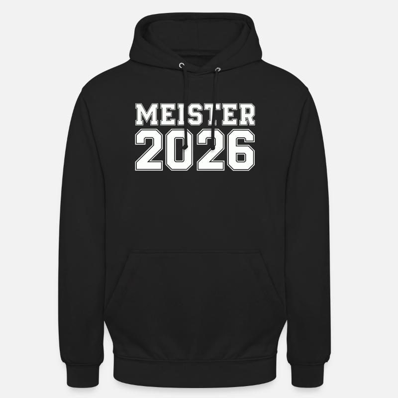 Champion 2026 - Sweat-shirt à capuche unisexe - noir