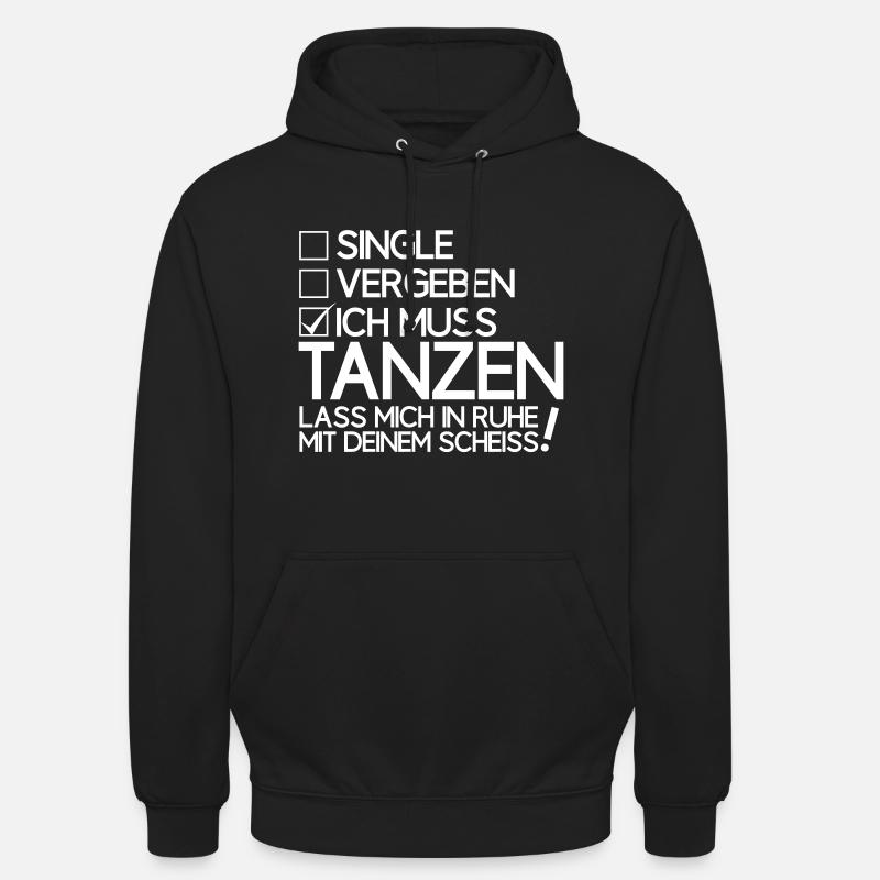 Tanzen Single - Unisex Hoodie - Schwarz