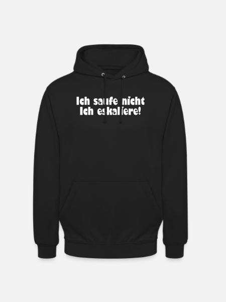 Bier - Ich saufe nicht - Unisex Hoodie - Schwarz