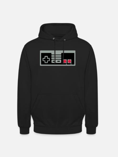 Super Retro Controller - Unisex Hoodie - Schwarz