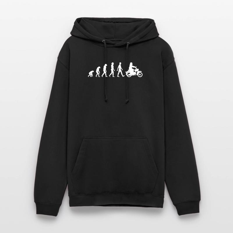 Mobylette Mobylette Evolution Mofafahrer Sweat-shirt à capuche unisexe