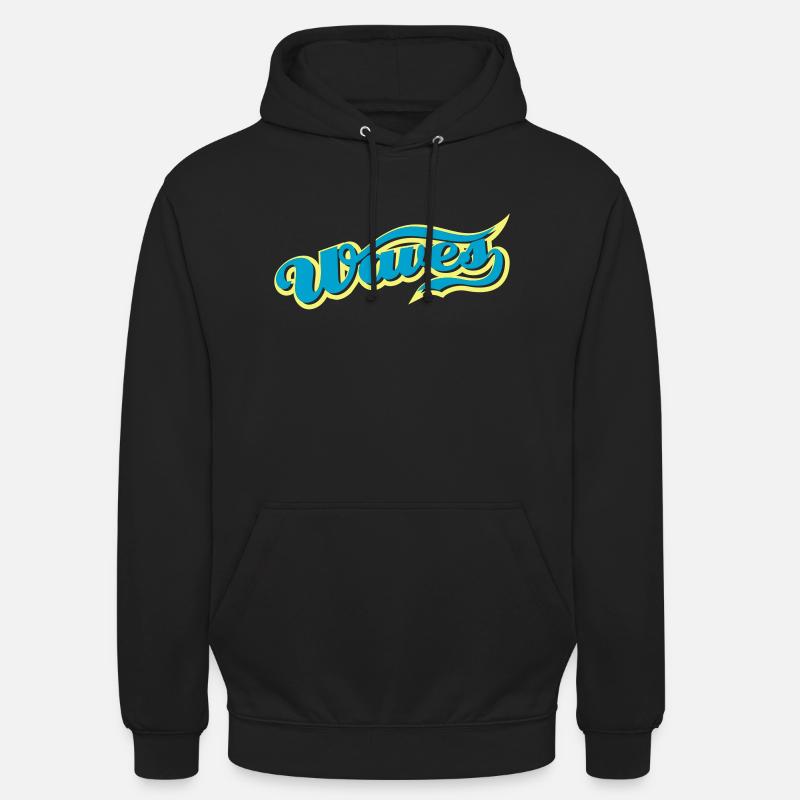 waves - Sweat-shirt à capuche unisexe - noir