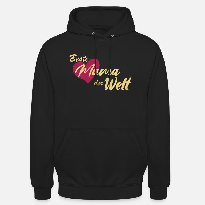 Beste Mama der Welt - Unisex Hoodie - Schwarz