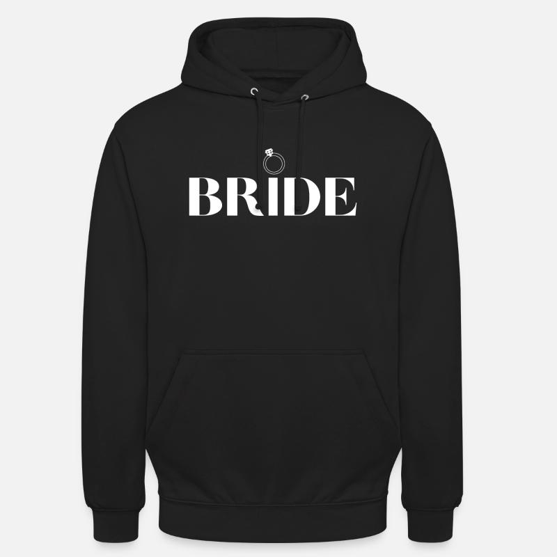 Bride - Sweat-shirt à capuche unisexe - noir
