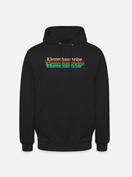 Klemmbau - Unisex Hoodie - Schwarz