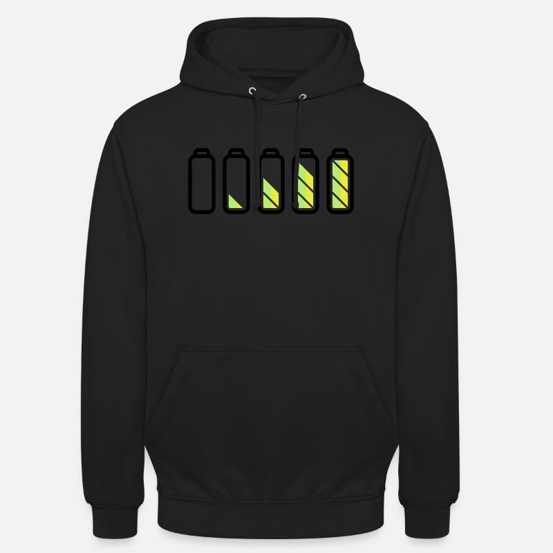 battery_loading - Unisex Hoodie - black