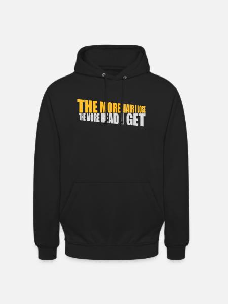 I get more head - Unisex Hoodie - black