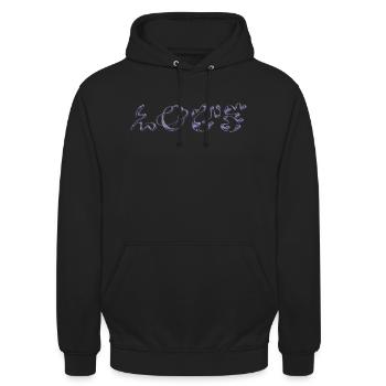 Love - Unisex Hoodie - Schwarz - Vorne - Alina (178cm) & Michal (187cm)