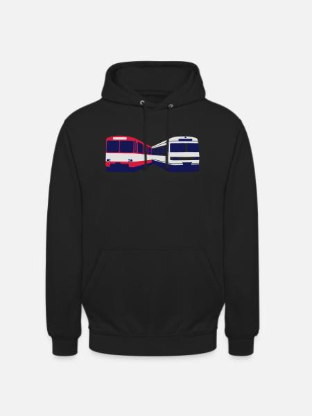 U-und S-Bahn Frankfurt - Unisex Hoodie - Schwarz
