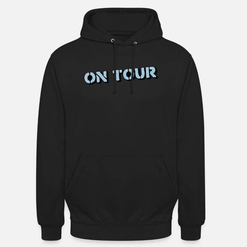 on tour - Unisex Hoodie - Schwarz