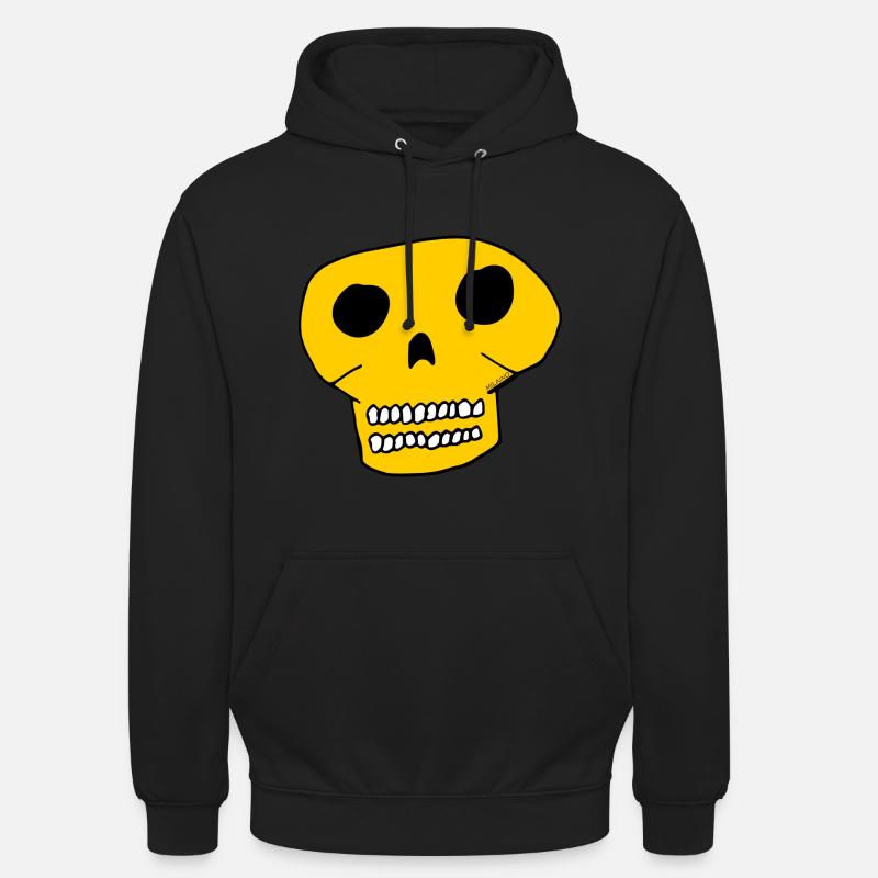 Totenkopf - Schädel - Unisex Hoodie - Schwarz