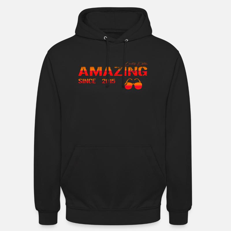 Incroyable depuis 2015 - Sweat-shirt à capuche unisexe - noir