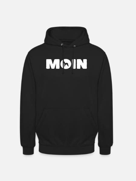 Moin - Bedlington Terrier - Unisex Hoodie - black