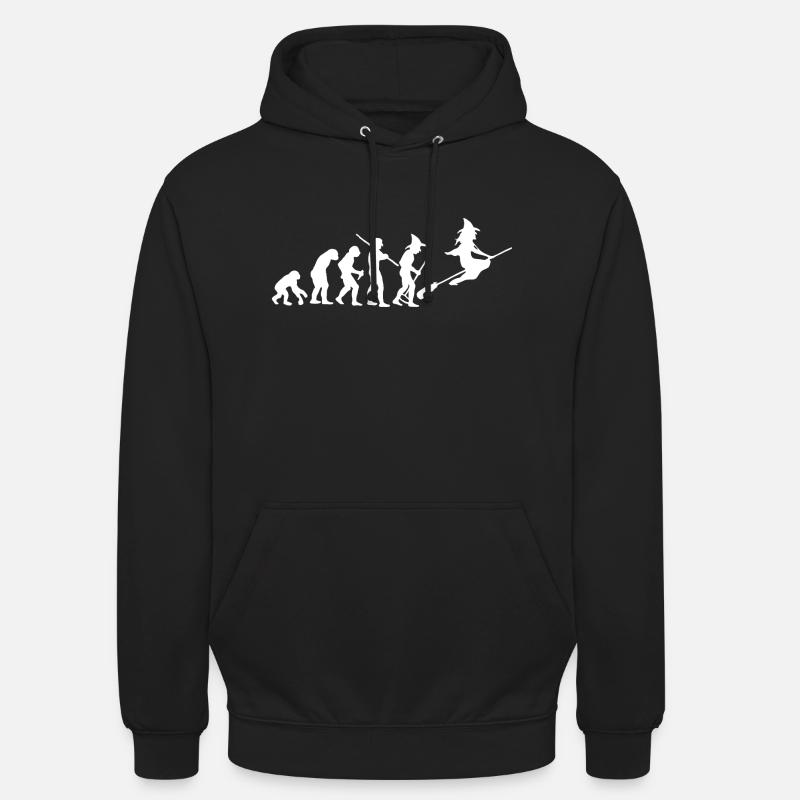 evolution of witch - Unisex Hoodie - Schwarz