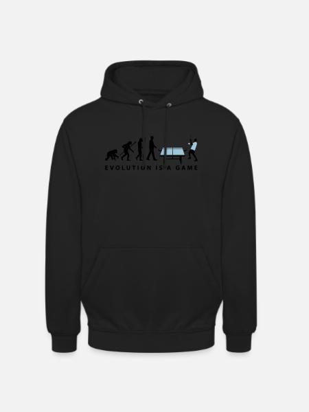 evolution_table_tennis_072012_c_2c - Unisex Hoodie - black
