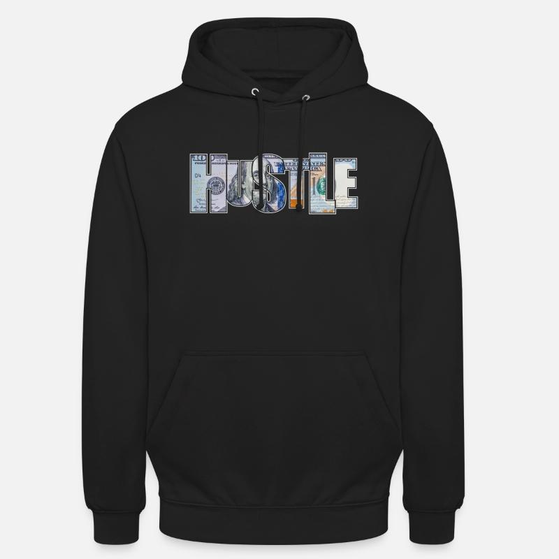 Bousculer - Sweat-shirt à capuche unisexe - noir