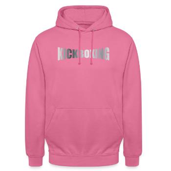 KICKBOXING - Unisex Hoodie - Pink - Vorne - Alina (178cm) & Michal (187cm)