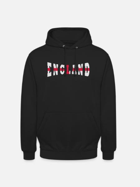 England - Unisex Hoodie - Schwarz