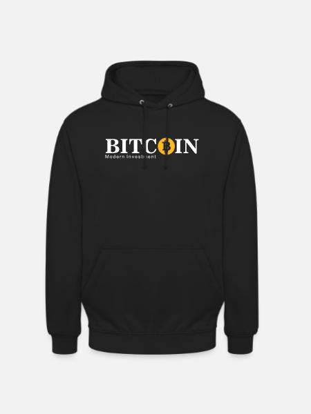 Bitcoin Logo - Crypto Fan - Cryptocurrency Bitcoin - Hættetrøje unisex - sort