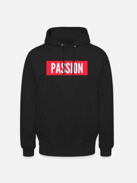 PASSION - Unisex Hoodie - black