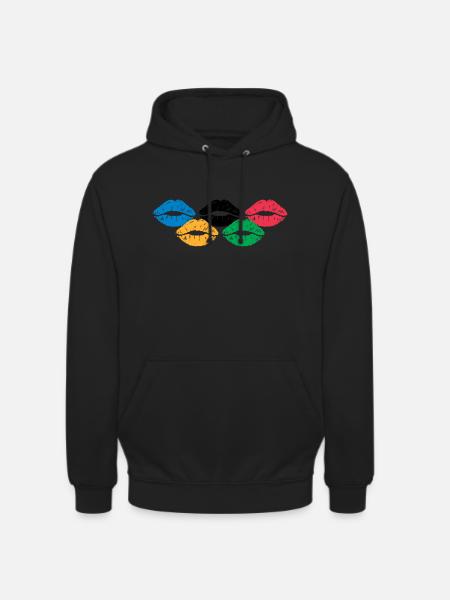 Lips - Unisex Hoodie - black