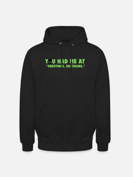 Vous m’avez eu à... - Sweat-shirt à capuche unisexe - noir
