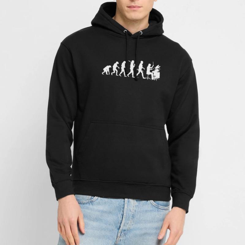 Batterie Evolution Percussion Evolution Sweat-shirt à capuche unisexe
