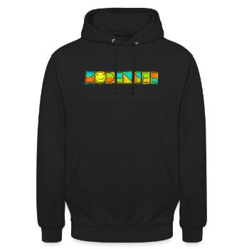 Bodensee - Unisex Hoodie - Schwarz - Vorne - Alina (178cm) & Michal (187cm)